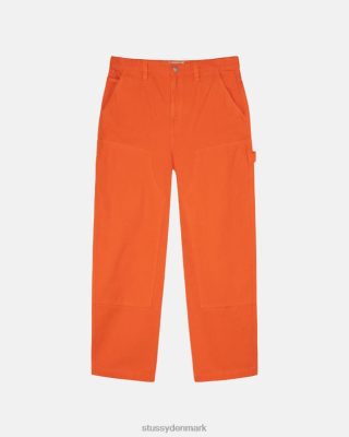 Stussy Denmark | Stussy arbejdsbukser i lærred orange unisex 8NV2P312