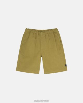 Stussy Denmark | Stussy børstet strand kort lys oliven unisex 8NV2P285