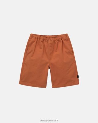 Stussy Denmark | Stussy børstet strand kort rust unisex 8NV2P287