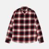 Stussy Denmark | Stussy bay plaid skjorte rød unisex 8NV2P519
