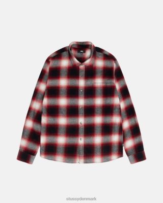 Stussy Denmark | Stussy bay plaid skjorte rød unisex 8NV2P519