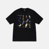 Stussy Denmark | Stussy california birds t-shirt sort unisex 8NV2P13