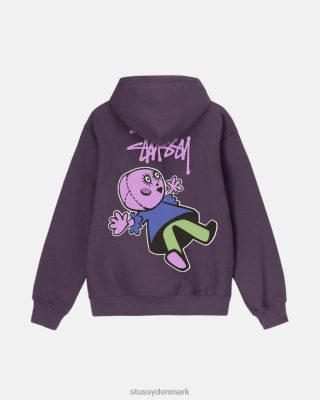 Stussy Denmark | Stussy dollie hættetrøje med lynlås drue unisex 8NV2P171