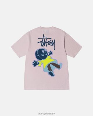 Stussy Denmark | Stussy dollie pigmentfarvet t-shirt rødme unisex 8NV2P40