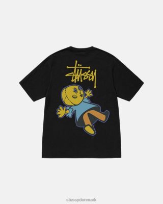 Stussy Denmark | Stussy dollie pigmentfarvet t-shirt sort unisex 8NV2P37