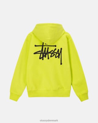 Stussy Denmark | Stussy grundlæggende hættetrøje keylime unisex 8NV2P200