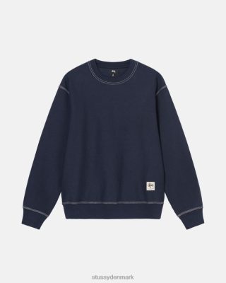 Stussy Denmark | Stussy kontrastsøm etiket besætning flåde unisex 8NV2P218