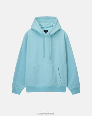 Stussy Denmark | Stussy overfarvet hættetrøje med lagerlogo blå unisex 8NV2P148