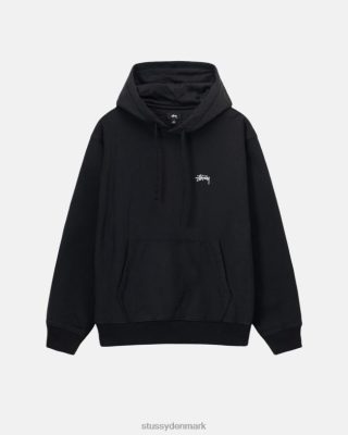 Stussy Denmark | Stussy overfarvet hættetrøje med lagerlogo sort unisex 8NV2P133
