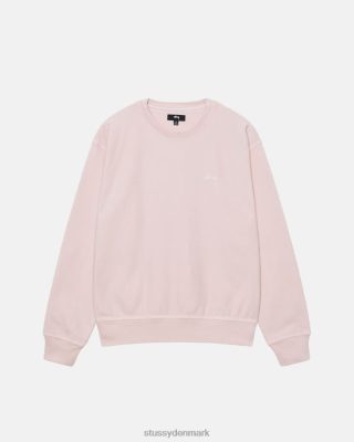 Stussy Denmark | Stussy overfarvet stock logo besætning lt. lyserød unisex 8NV2P128