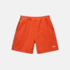 Stussy Denmark | Stussy overfarvet stock logo sweat short orange unisex 8NV2P154