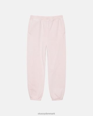 Stussy Denmark | Stussy overfarvet stock logo sweatpants lt. lyserød unisex 8NV2P130