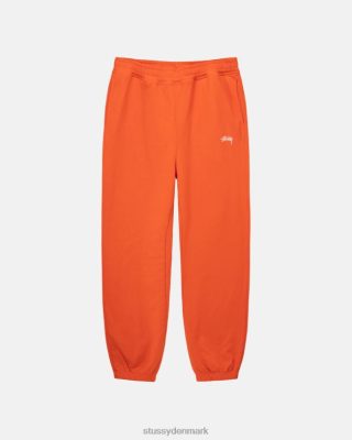 Stussy Denmark | Stussy overfarvet stock logo sweatpants orange unisex 8NV2P153