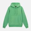 Stussy Denmark | Stussy pigmentfarvet fleece hættetrøje grøn unisex 8NV2P235