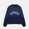 Stussy Denmark | Stussy solbleget overdimensioneret besætning flåde unisex 8NV2P159