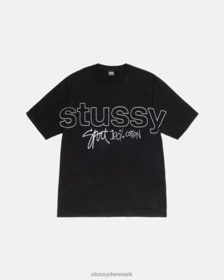 Stussy Denmark | Stussy sport 100% pigmentfarvet t-shirt sort unisex 8NV2P34