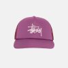 Stussy Denmark | Stussy stor basic trucker kasket blomme unisex 8NV2P374