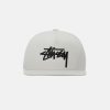 Stussy Denmark | Stussy stor stock point kronehætte hvid unisex 8NV2P412
