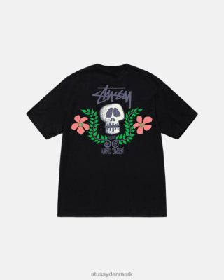 Stussy Denmark | Stussy t-shirt med kraniet sort unisex 8NV2P48