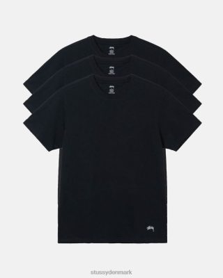 Stussy Denmark | Stussy undertrøje - 3 stk sort unisex 8NV2P89