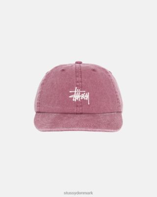 Stussy Denmark | Stussy vasket lager lav pro cap bordeaux unisex 8NV2P393