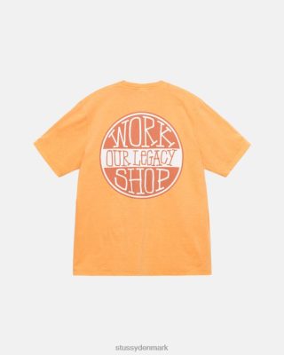 Stussy Denmark | Stussy vores ældre dot pigment farvet t-shirt abrikos unisex 8NV2P29