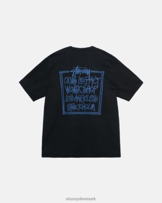 Stussy Denmark | Stussy vores ældre stel pigmentfarvet t-shirt sort unisex 8NV2P24