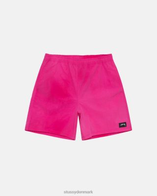 Stussy Denmark | Stussy wave dye nylon kort fuchsia unisex 8NV2P299
